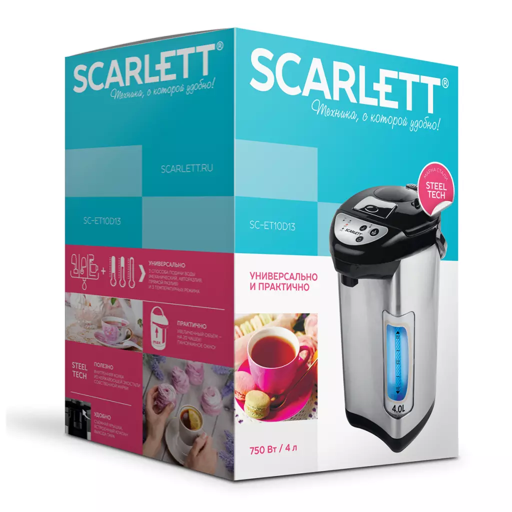 Электрочайник Scarlett SC-ET10D13 - 3 Электрочайник Scarlett SC-ET10D13 - 3