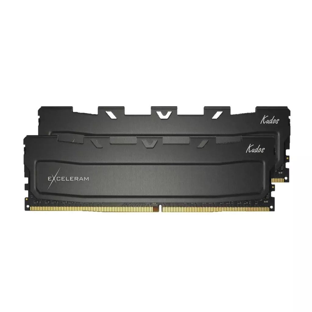 Модуль памяти для компьютера DDR4 64GB (2x32GB) 3200 MHz Black Kudos eXceleram (EKBLACK4643222CD) Модуль памяти для компьютера DDR4 64GB (2x32GB) 3200 MHz Black Kudos eXceleram (EKBLACK4643222CD)