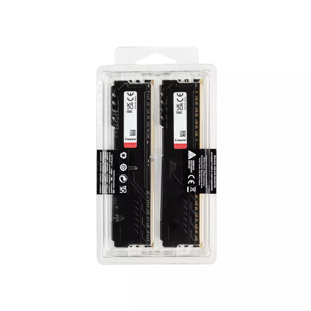 Модуль памяти для компьютера DDR4 32GB (2x16GB) 3200 MHz Fury Beast Black Kingston Fury (ex.HyperX) (KF432C16BBK2/32) - 3 Модуль памяти для компьютера DDR4 32GB (2x16GB) 3200 MHz Fury Beast Black Kingston Fury (ex.HyperX) (KF432C16BBK2/32) - 3