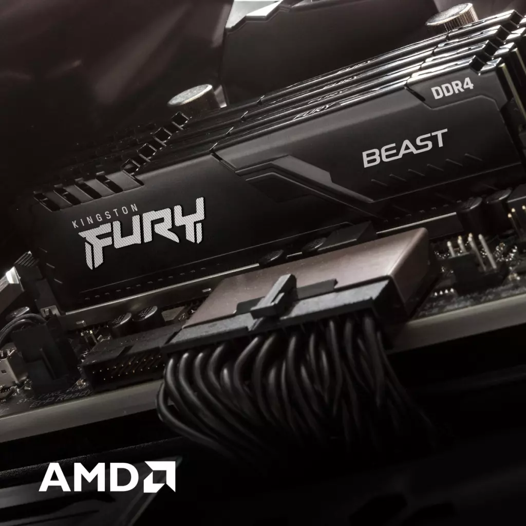 Модуль памяти для компьютера DDR4 32GB (2x16GB) 3200 MHz Fury Beast Black Kingston Fury (ex.HyperX) (KF432C16BBK2/32) - 7 Модуль памяти для компьютера DDR4 32GB (2x16GB) 3200 MHz Fury Beast Black Kingston Fury (ex.HyperX) (KF432C16BBK2/32) - 7