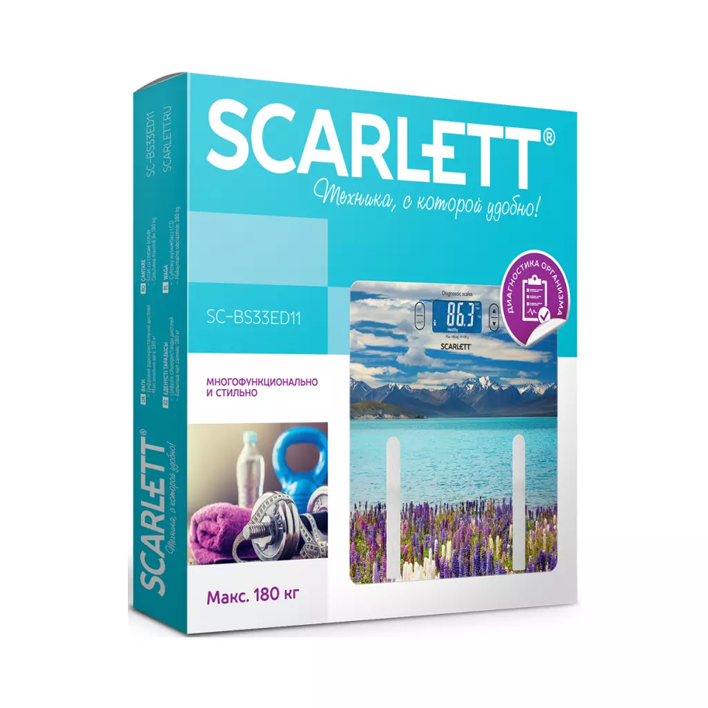 Весы напольные Scarlett SC-BS33ED11 - 1 Весы напольные Scarlett SC-BS33ED11 - 1