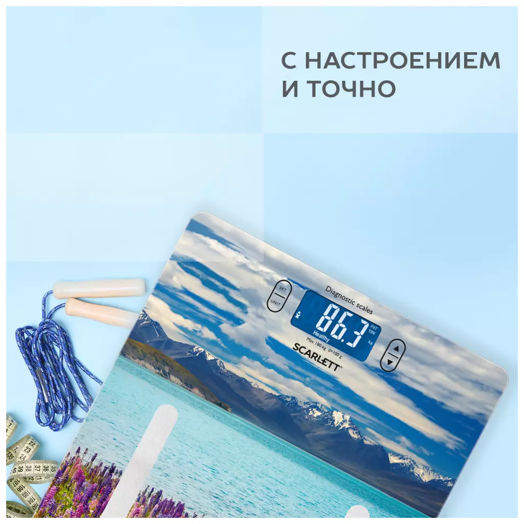 Весы напольные Scarlett SC-BS33ED11 - 2 Весы напольные Scarlett SC-BS33ED11 - 2