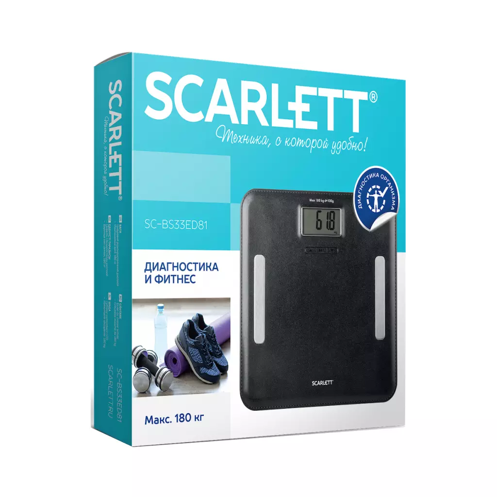Весы напольные Scarlett SC-BS33ED81 - 1 Весы напольные Scarlett SC-BS33ED81 - 1