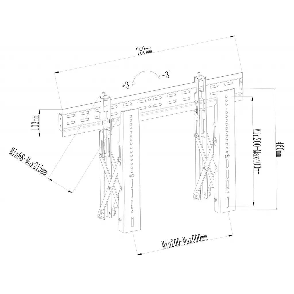 Кронштейн Charmount WMX-64 - 2 Кронштейн Charmount WMX-64 - 2