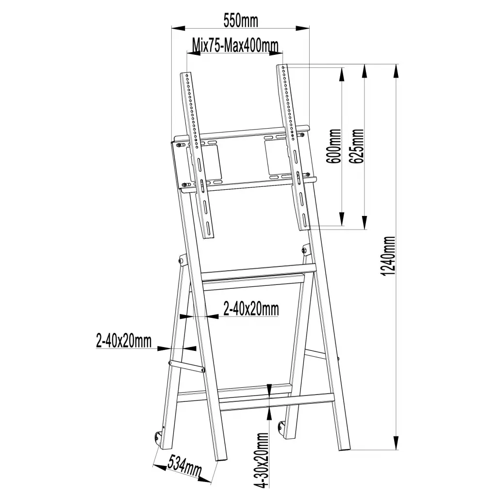 Стойка презентационная для плазм и ЖК Charmount PS64 - 3
