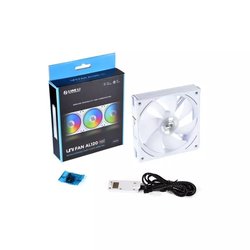 Кулер для корпуса Lian Li UNI Fan AL 120 Single White (G99.12AL1W.00) - 3 Кулер для корпуса Lian Li UNI Fan AL 120 Single White (G99.12AL1W.00) - 3