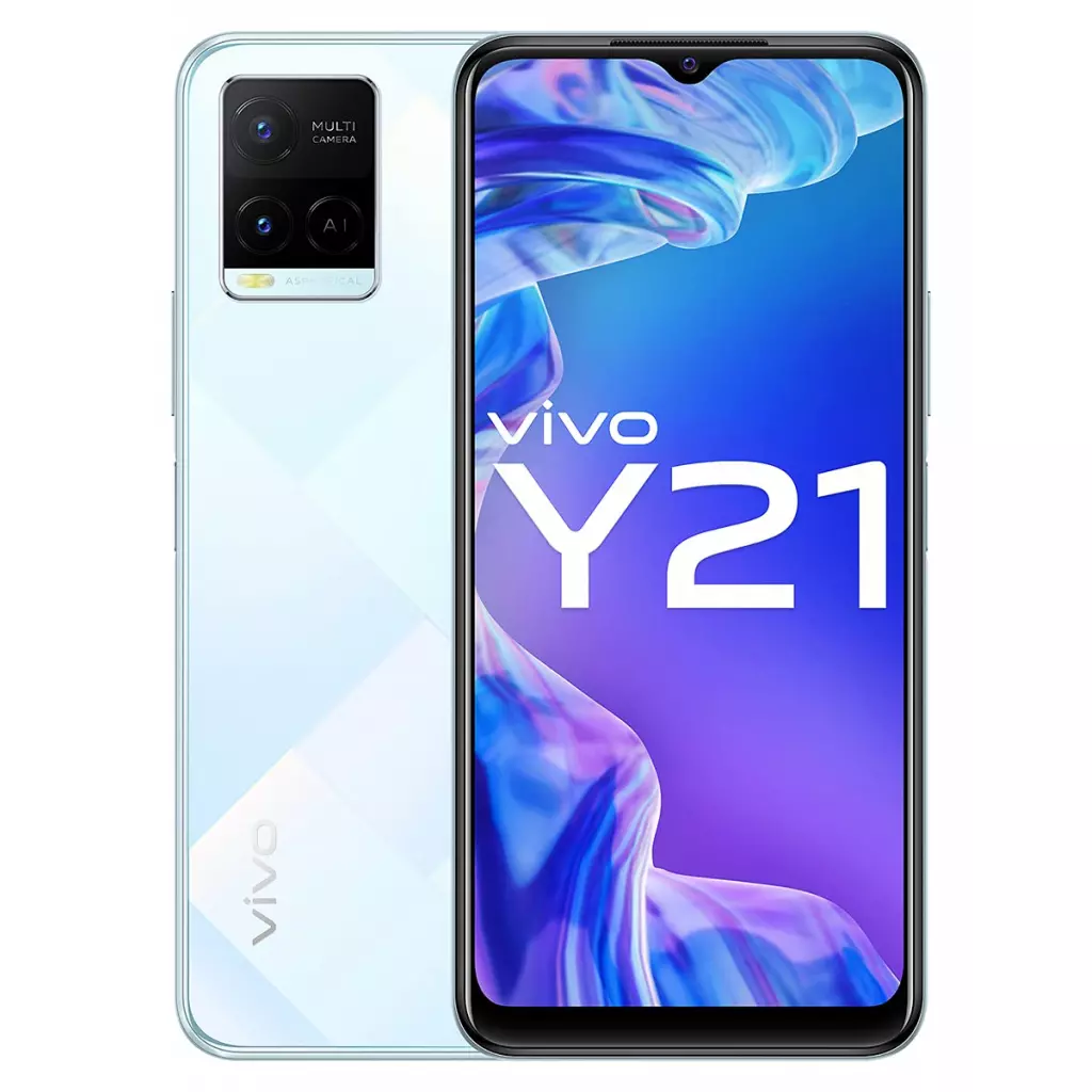 Мобильный телефон Vivo Y21 4/64GB Diamond Glow - 6