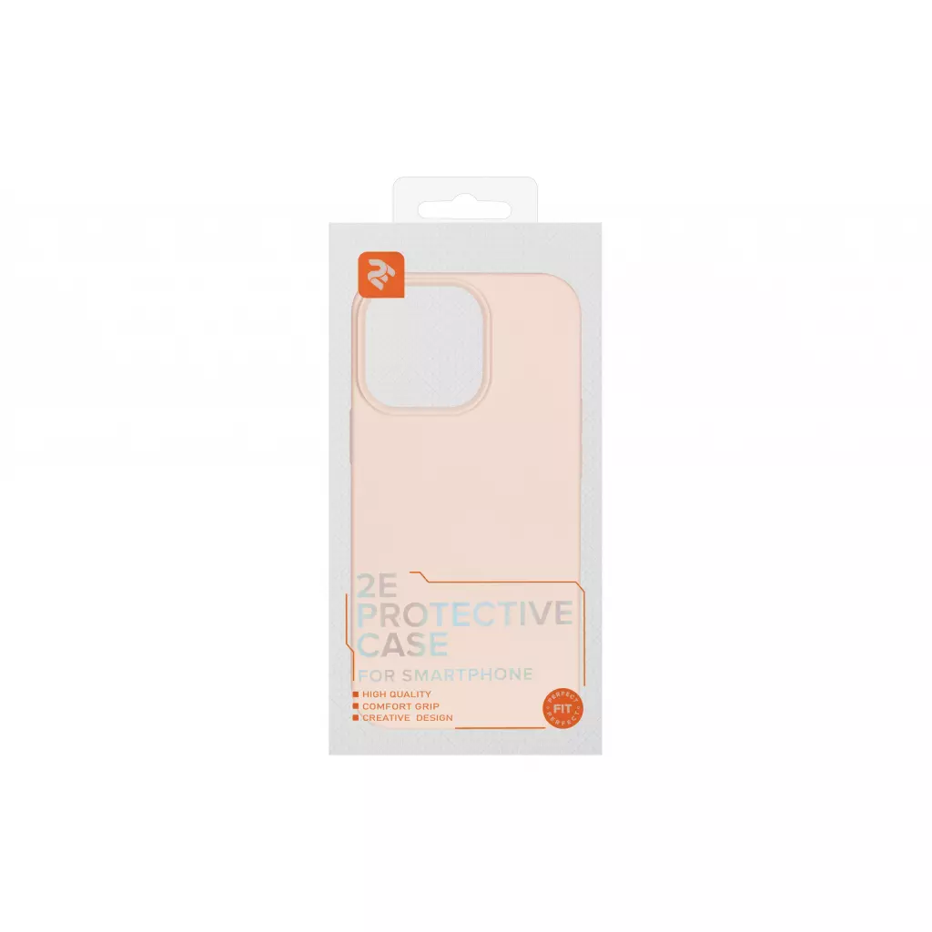 Чехол для моб. телефона 2E Basic Apple iPhone 13 Pro, Liquid Silicone, Sand Pink (2E-IPH-13PR-OCLS-RP) - 1 Чехол для моб. телефона 2E Basic Apple iPhone 13 Pro, Liquid Silicone, Sand Pink (2E-IPH-13PR-OCLS-RP) - 1