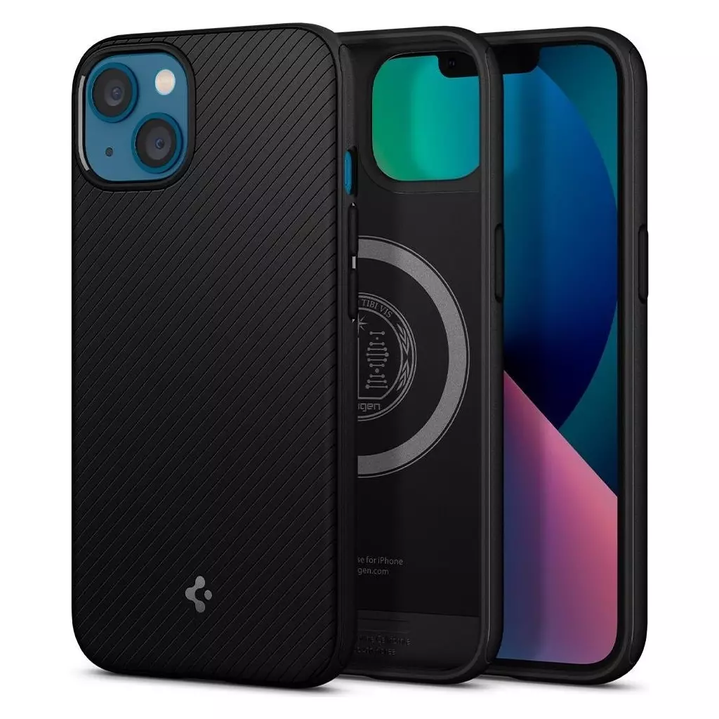 Чехол для моб. телефона Spigen Spigen Apple iPhone 13 Mag Armor, Matte Black (ACS03546) - 2