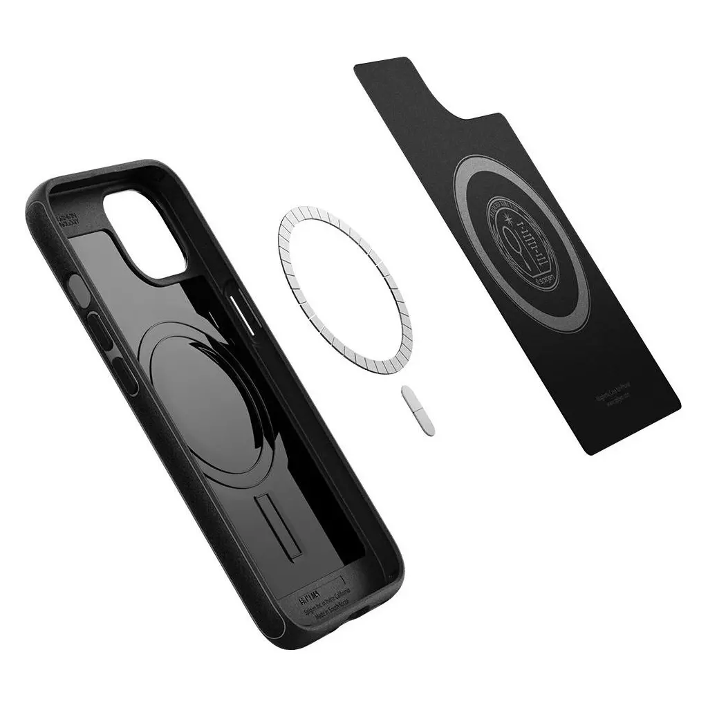 Чехол для моб. телефона Spigen Spigen Apple iPhone 13 Mag Armor, Matte Black (ACS03546) - 8