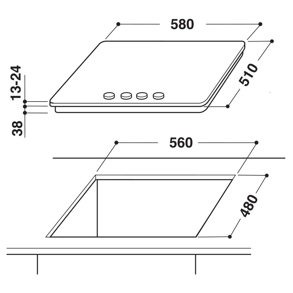 Варочная поверхность Whirlpool AKR313/IX - 3