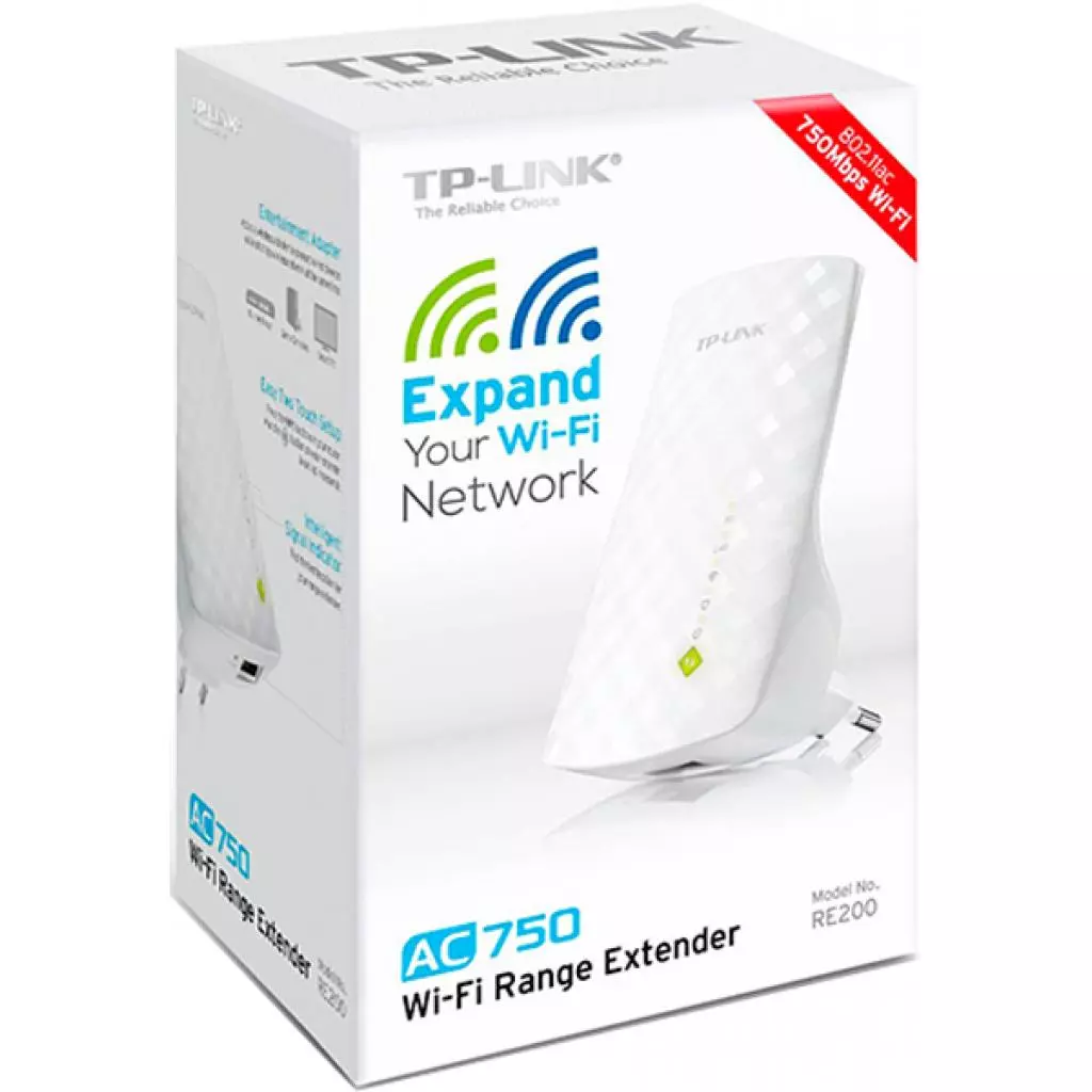 Ретранслятор TP-Link RE200 - 3 Ретранслятор TP-Link RE200 - 3