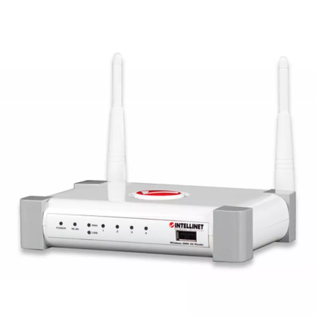 Маршрутизатор Intellinet 3G 4-Port Router MIMO 2T2R Маршрутизатор Intellinet 3G 4-Port Router MIMO 2T2R