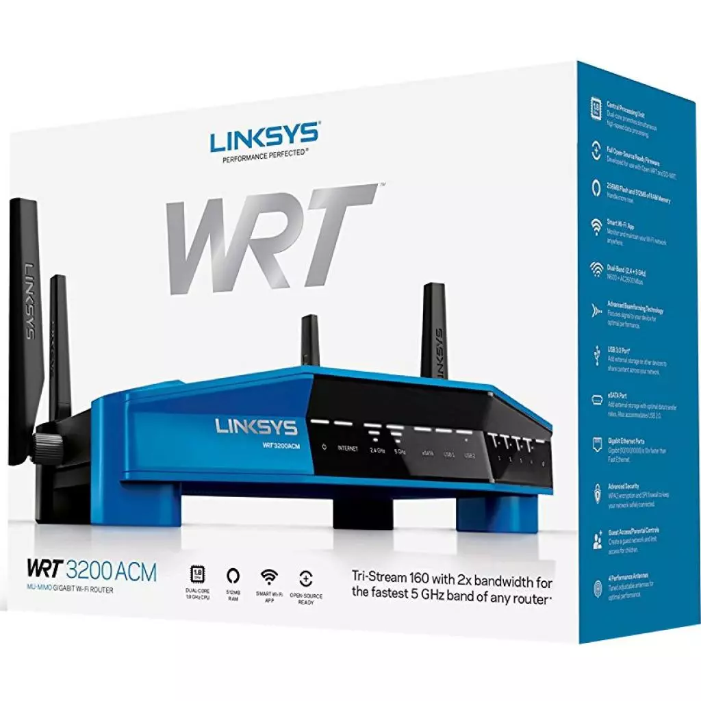 Маршрутизатор Linksys WRT3200ACM - 3