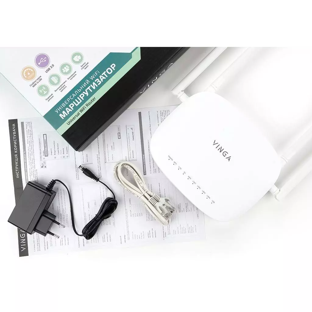 Маршрутизатор Vinga WR-AC1210GU - 9