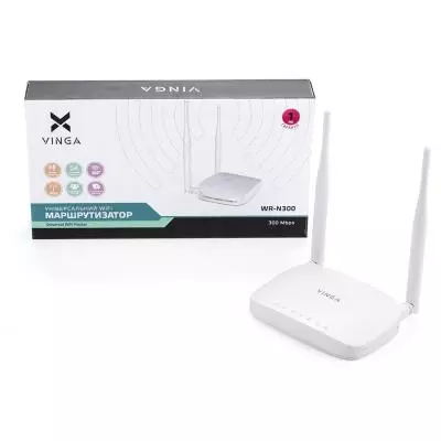 Маршрутизатор Vinga WR-N300 v2 (WR-N300v2) - 11