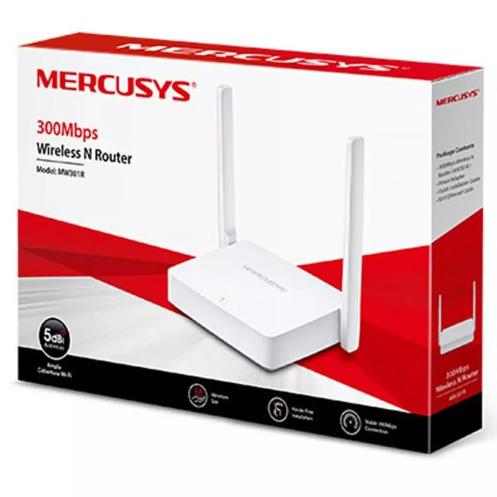 Маршрутизатор Mercusys MW301R - 3 Маршрутизатор Mercusys MW301R - 3