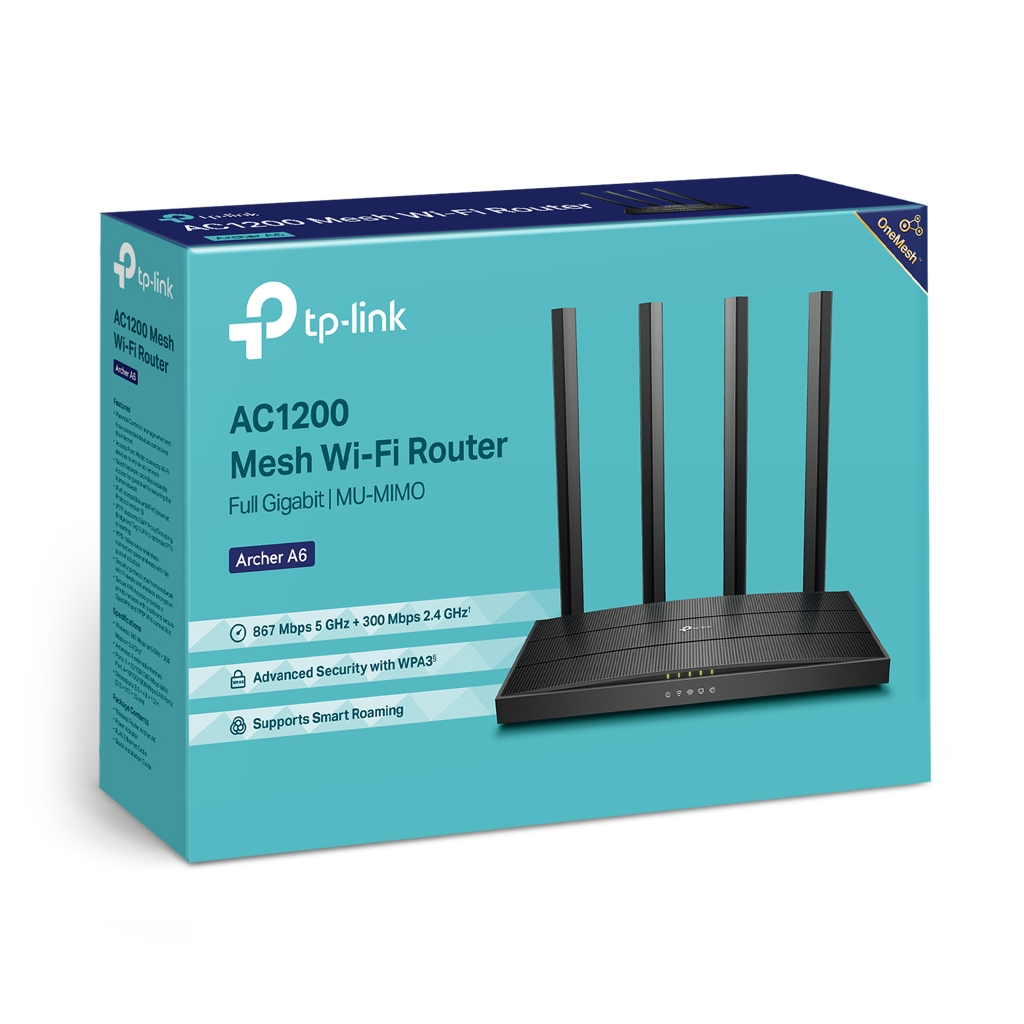 Маршрутизатор TP-Link Archer A6 (Archer-A6) - 3