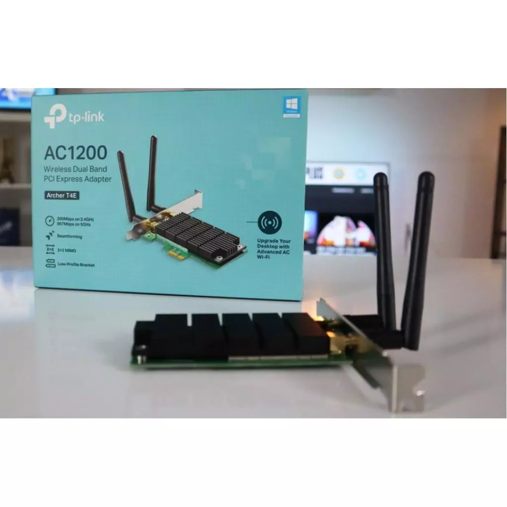 Ретранслятор TP-Link Archer T4E AC1200, PCI Express, Beamforming (ARCHER-T4E) - 9