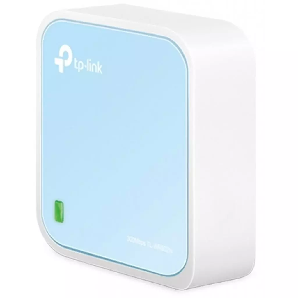 Маршрутизатор TP-Link TL-WR802N N300, 1xFE WAN/LAN, 1xmicro USB nano router (TL-WR802N) - 1