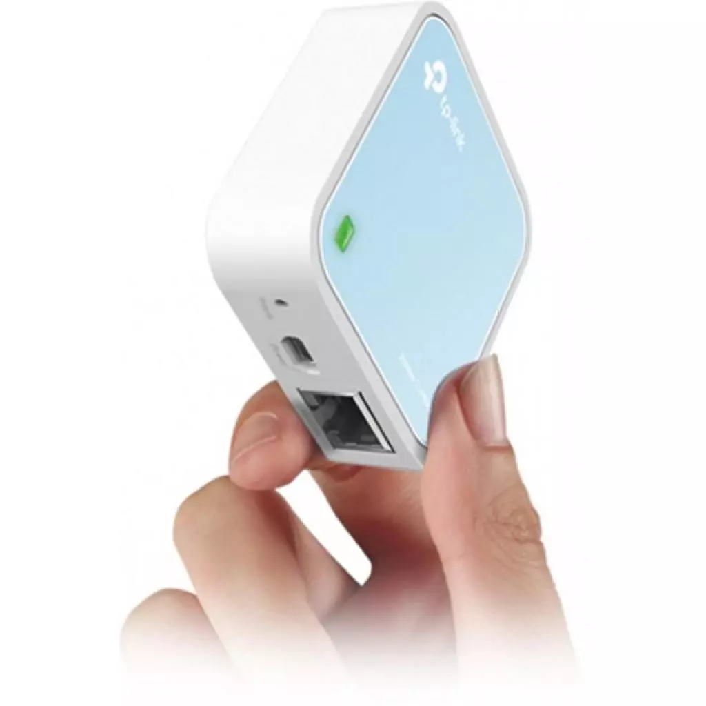 Маршрутизатор TP-Link TL-WR802N N300, 1xFE WAN/LAN, 1xmicro USB nano router (TL-WR802N) - 4