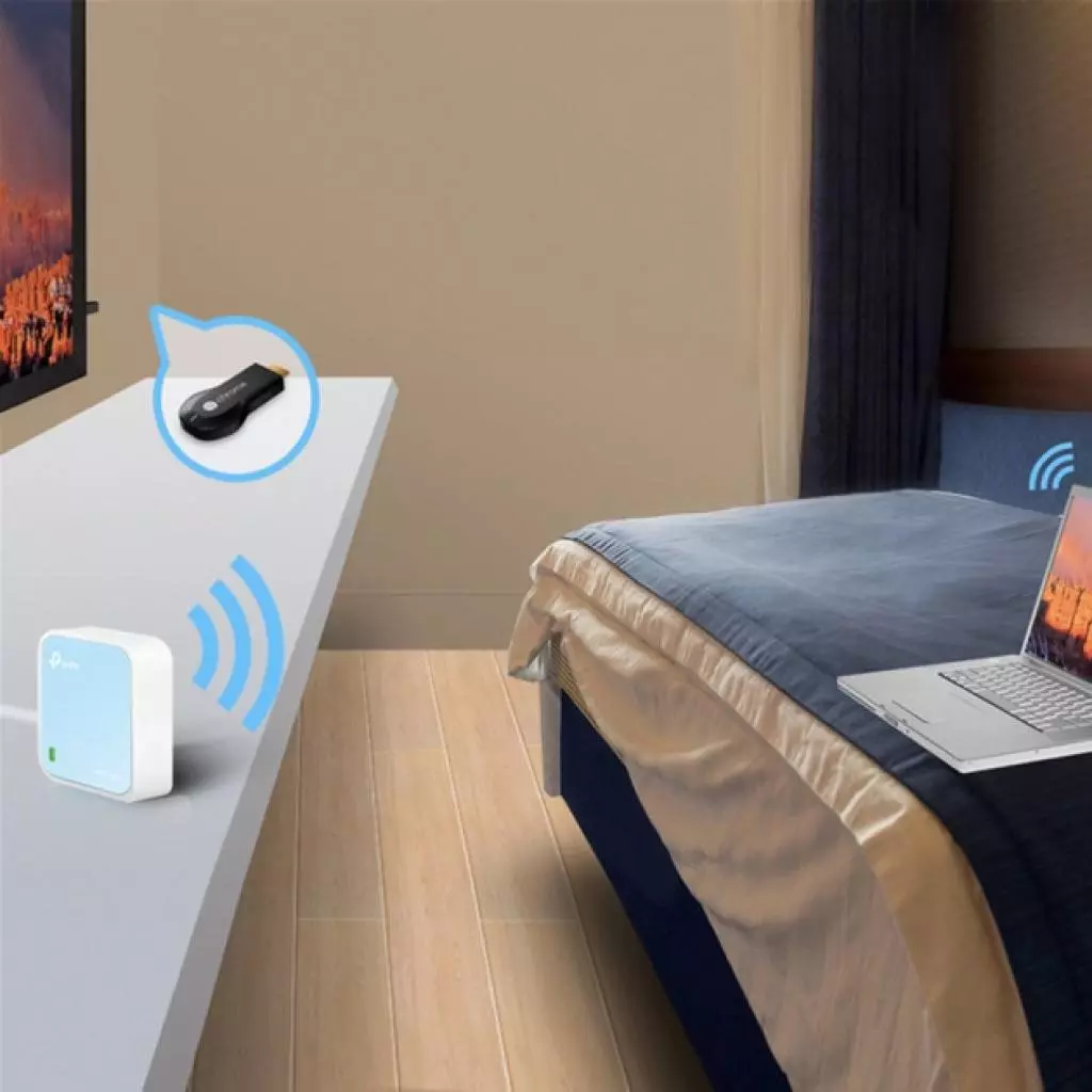 Маршрутизатор TP-Link TL-WR802N N300, 1xFE WAN/LAN, 1xmicro USB nano router (TL-WR802N) - 6