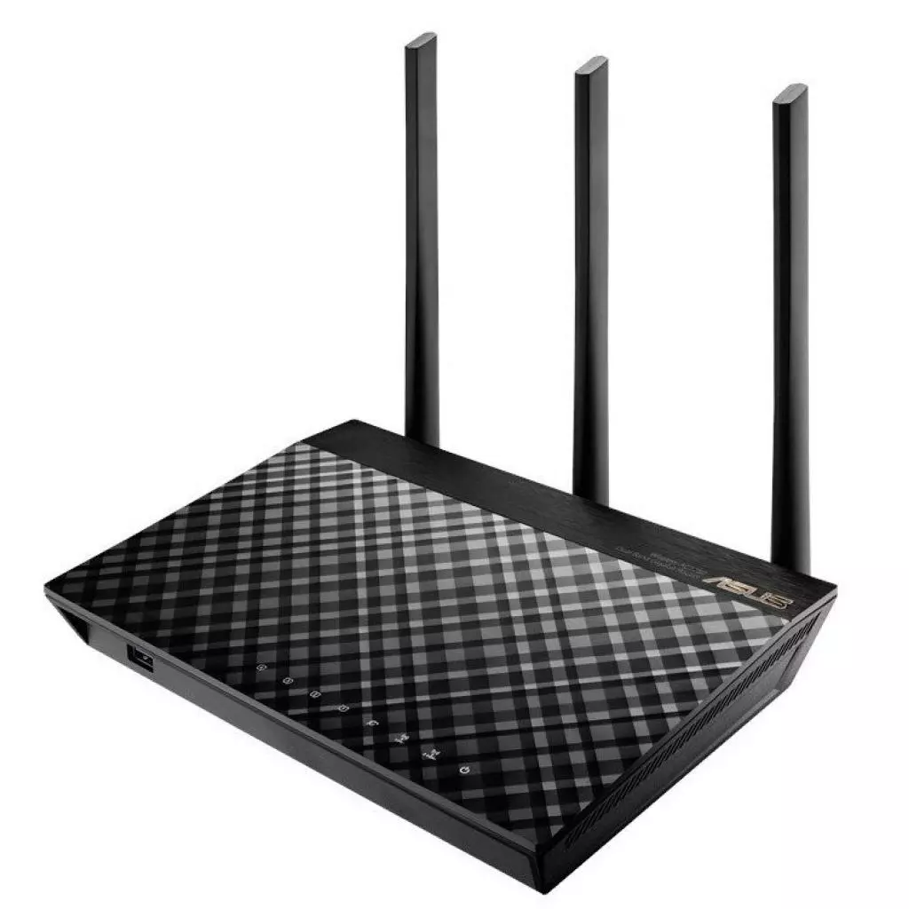 Маршрутизатор ASUS RT-AC66U/B1 AC1750, 4xGE LAN, 1xGE WAN, 1xUSB3.0, 1xUSB2.0, (RT-AC66U-2PK) - 1
