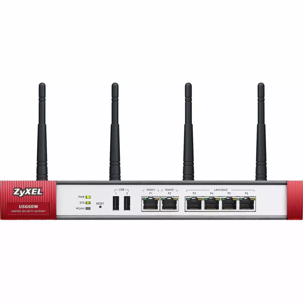 Маршрутизатор ZyXel USG60W-EU0102F - 1 Маршрутизатор ZyXel USG60W-EU0102F - 1