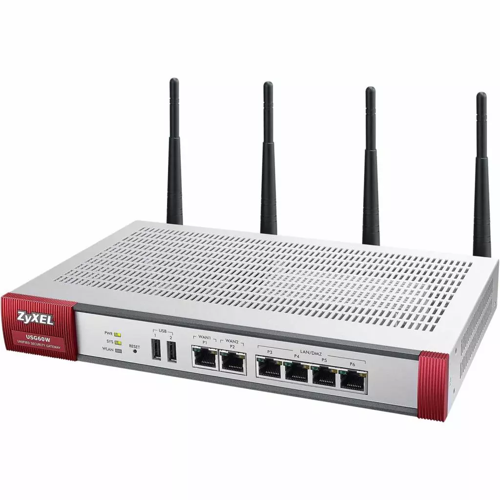 Маршрутизатор ZyXel USG60W-EU0102F Маршрутизатор ZyXel USG60W-EU0102F
