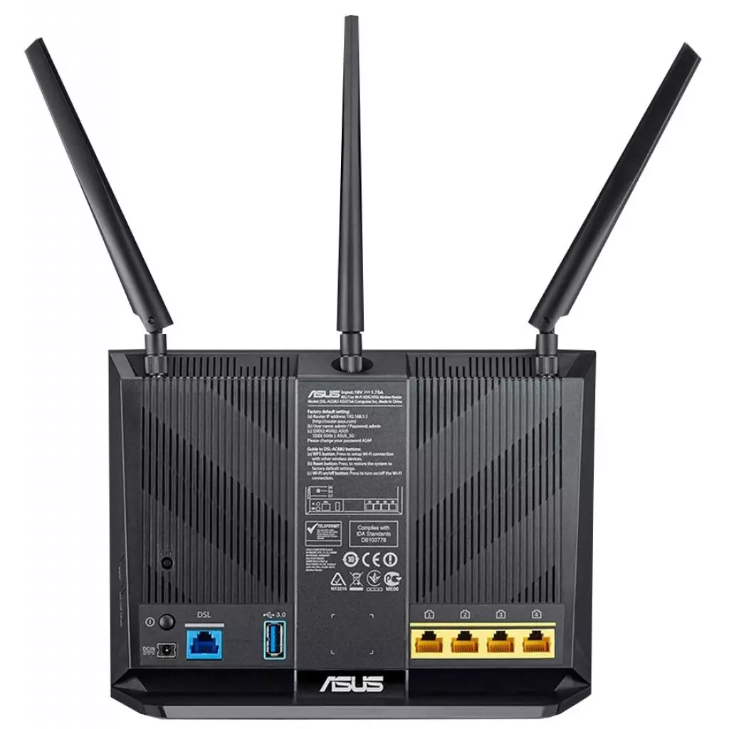 Маршрутизатор ASUS RT-AC68U-2PK - 1 Маршрутизатор ASUS RT-AC68U-2PK - 1