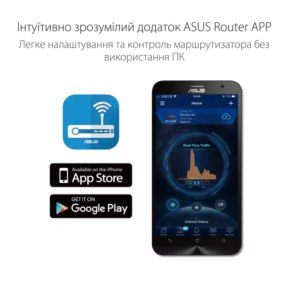 Маршрутизатор ASUS RT-AX55 - 4 Маршрутизатор ASUS RT-AX55 - 4