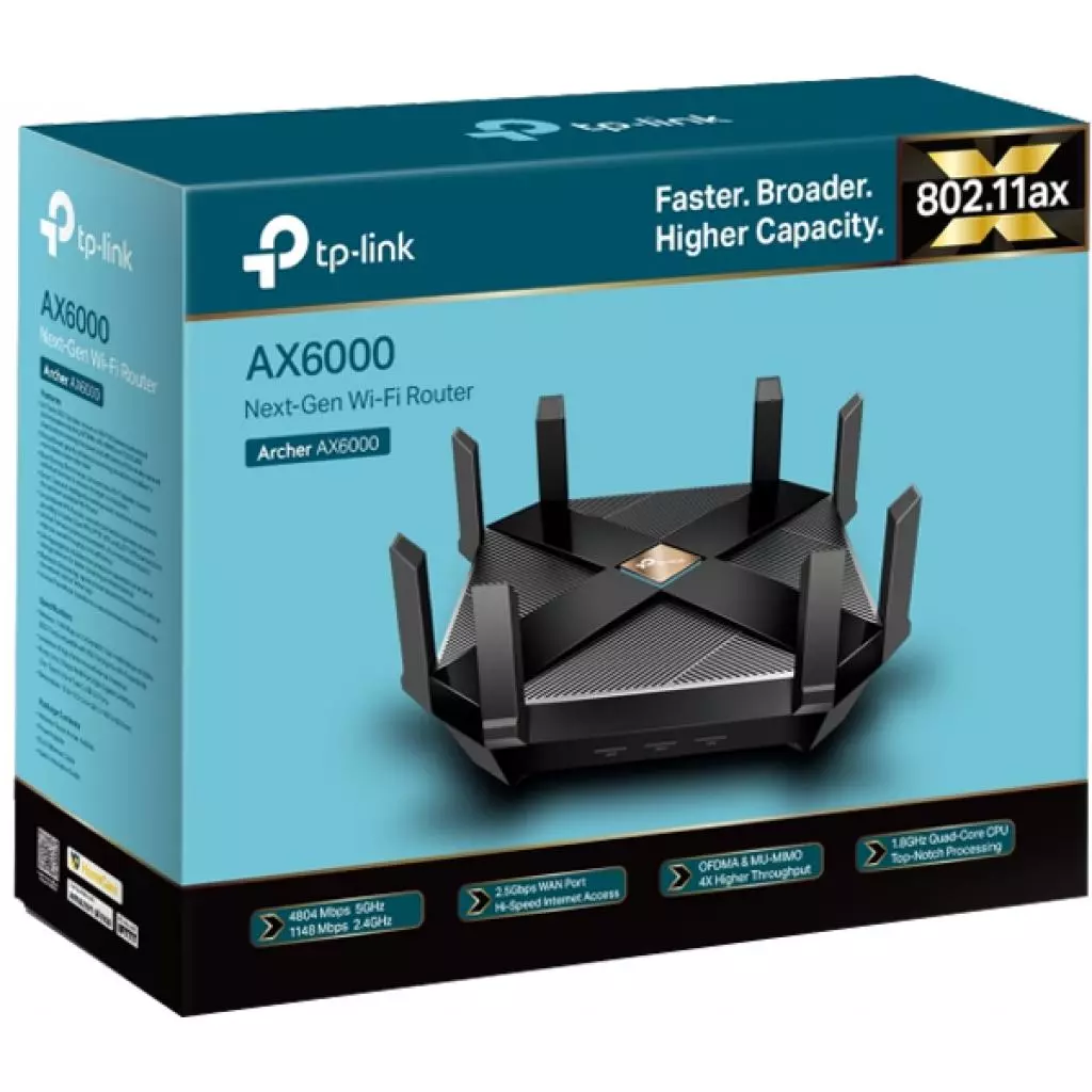 Маршрутизатор TP-Link ARCHER-AX6000 - 4 Маршрутизатор TP-Link ARCHER-AX6000 - 4