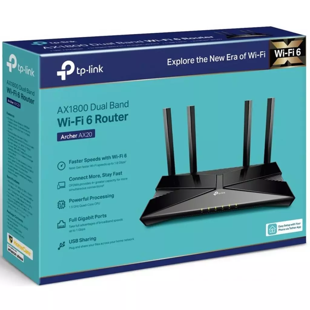 Маршрутизатор TP-Link ARCHER-AX20 - 3 Маршрутизатор TP-Link ARCHER-AX20 - 3