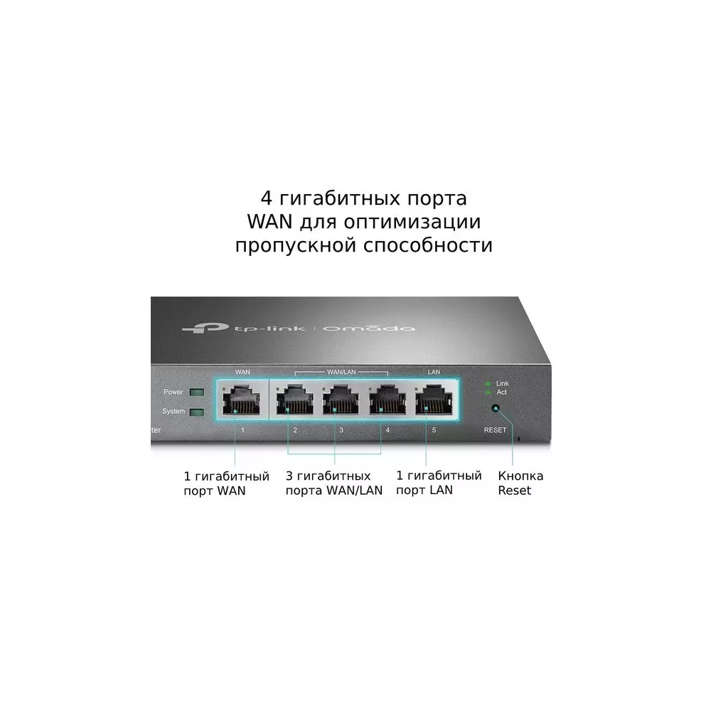 Маршрутизатор TP-Link ER605 - 5 Маршрутизатор TP-Link ER605 - 5