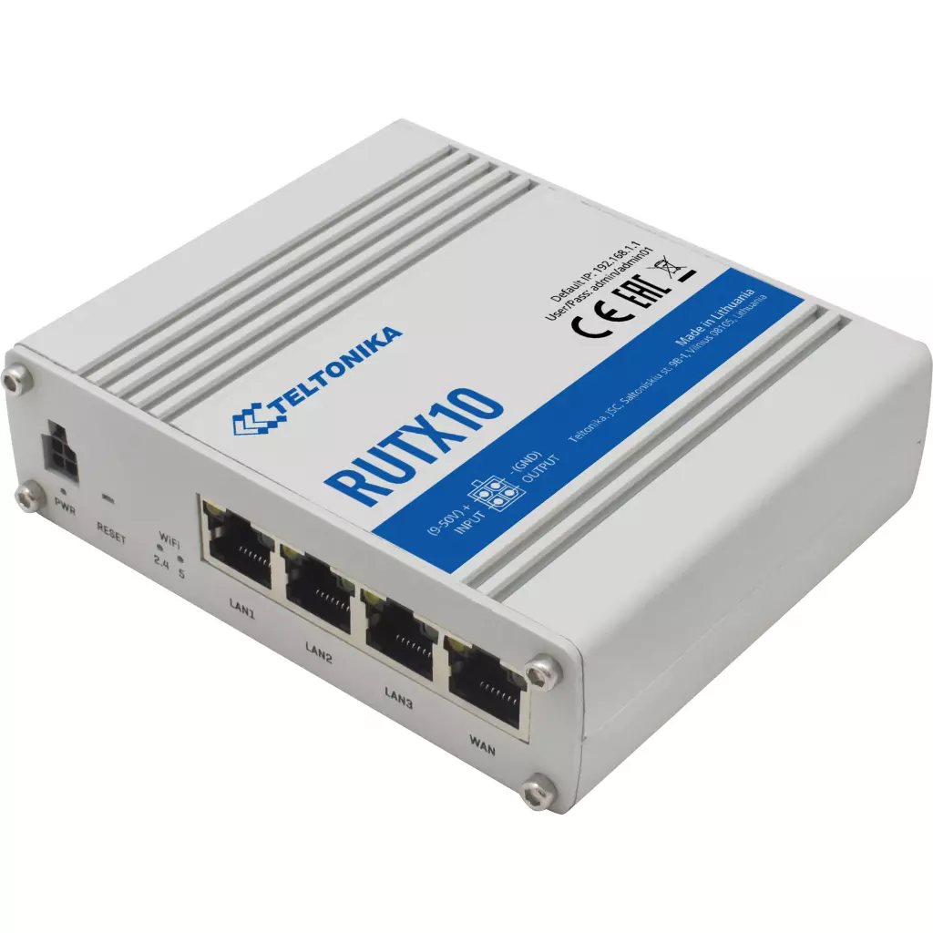 Маршрутизатор Teltonika RUTX10 - 1 Маршрутизатор Teltonika RUTX10 - 1