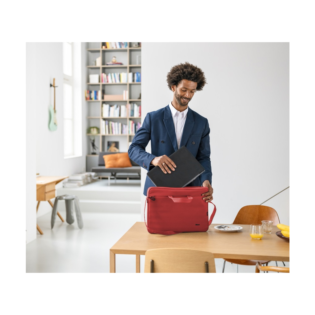 Сумка для ноутбука Trust 16" BOLOGNA ECO RED (24449) - 2