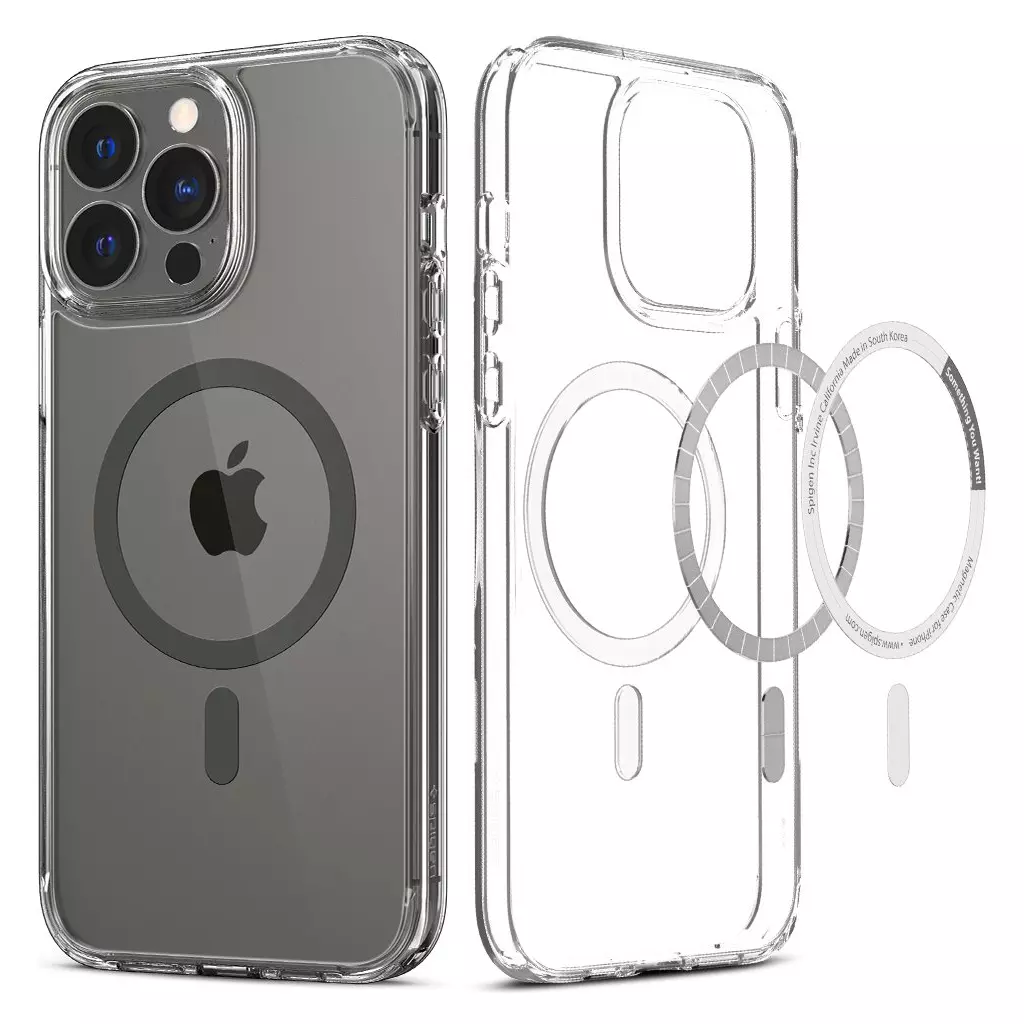 Чехол для моб. телефона Spigen Spigen Apple Iphone 13 Pro Max Crystal Hybrid Mag Safe, Grap (ACS03244) - 8