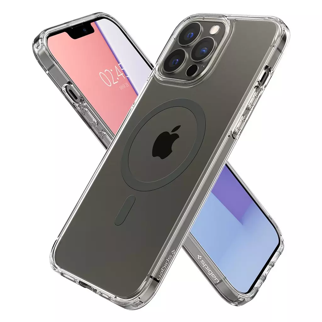 Чехол для моб. телефона Spigen Spigen Apple Iphone 13 Pro Max Crystal Hybrid Mag Safe, Grap (ACS03244) - 9