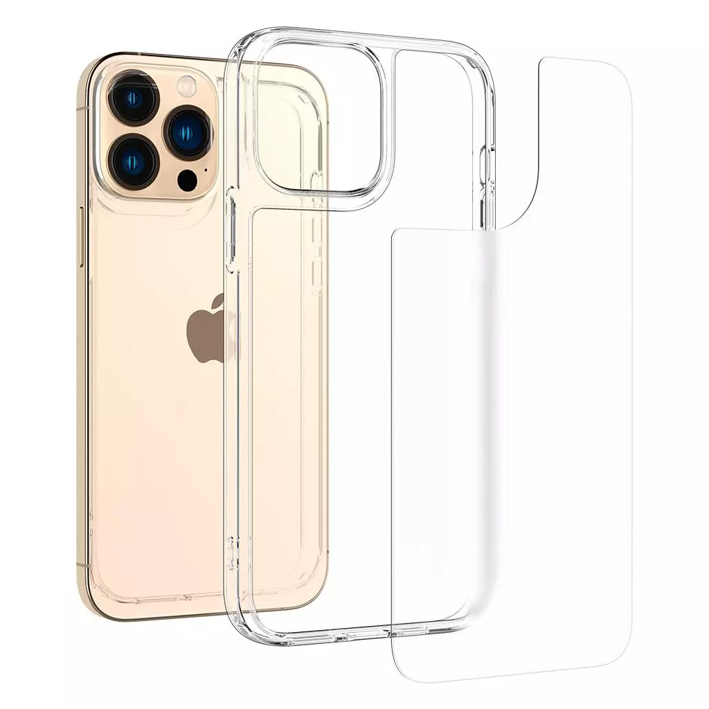 Чехол для моб. телефона Spigen Spigen Apple Iphone 13 Pro Max Quartz Hybrid, Crystal Clear (ACS03214) - 2 Чехол для моб. телефона Spigen Spigen Apple Iphone 13 Pro Max Quartz Hybrid, Crystal Clear (ACS03214) - 2