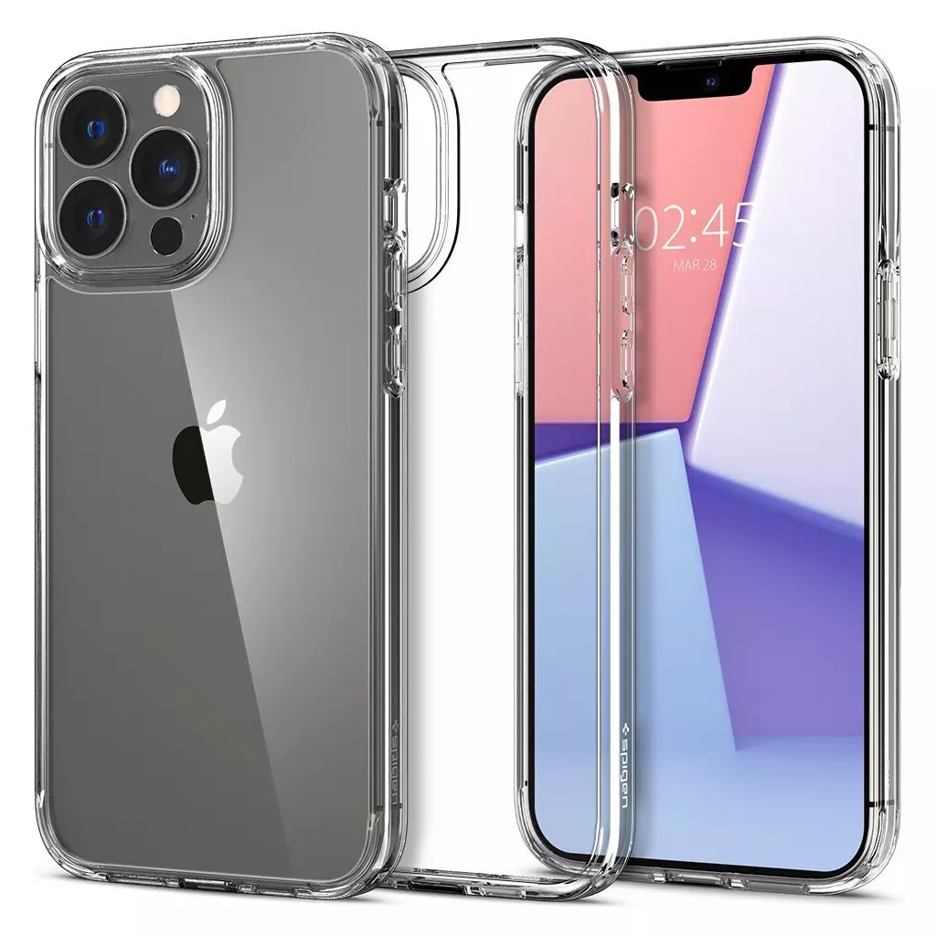 Чехол для моб. телефона Spigen Spigen Apple iPhone 13 Pro Max Ultra Hybrid, Crystal Clear (ACS03204) - 1 Чехол для моб. телефона Spigen Spigen Apple iPhone 13 Pro Max Ultra Hybrid, Crystal Clear (ACS03204) - 1