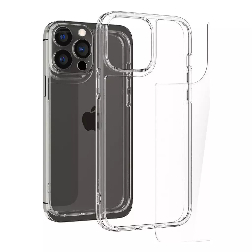 Чехол для моб. телефона Spigen Spigen Apple Iphone 13 Pro Quartz Hybrid, Crystal Clear (ACS03271) - 5