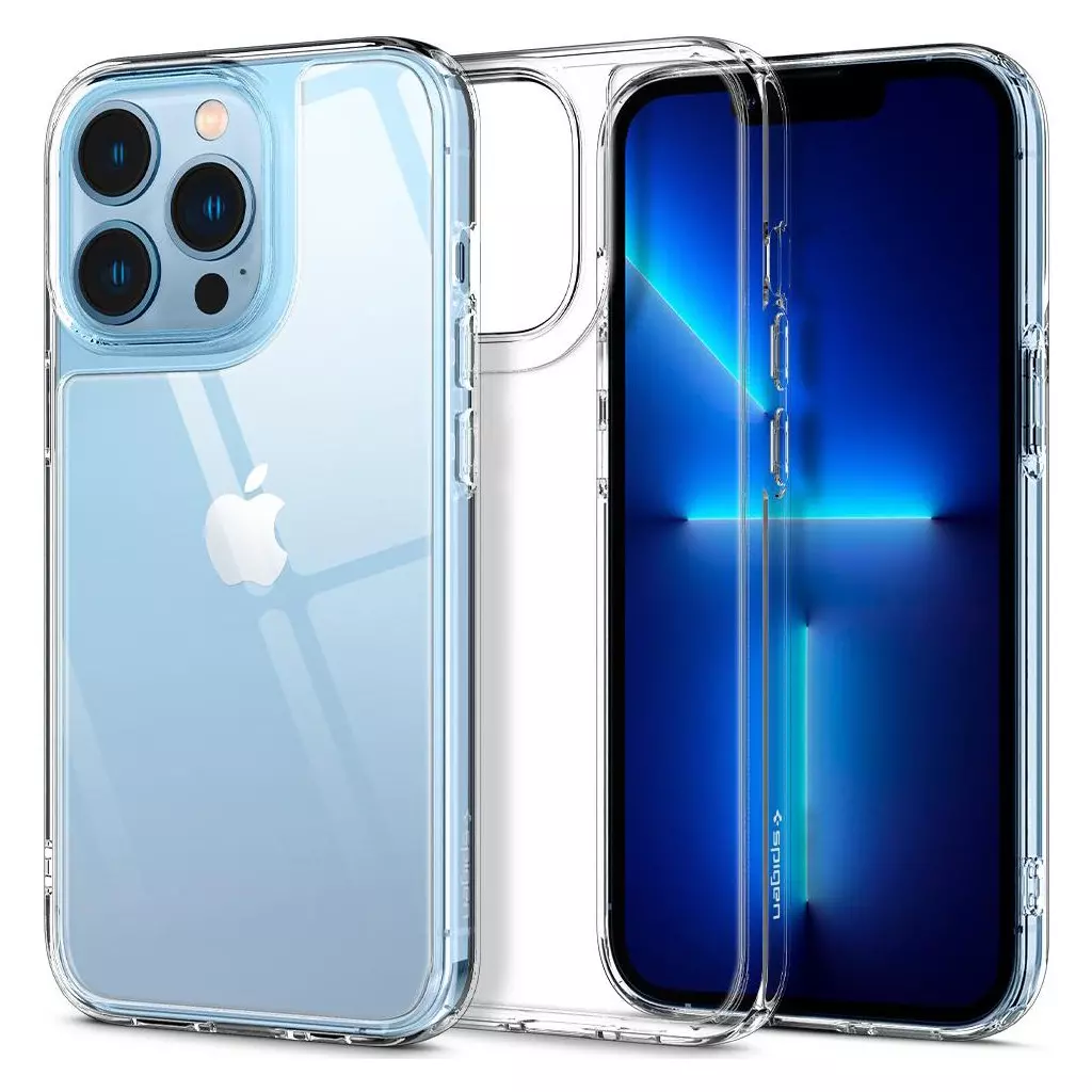 Чехол для моб. телефона Spigen Spigen Apple Iphone 13 Pro Quartz Hybrid, Crystal Clear (ACS03271) - 6