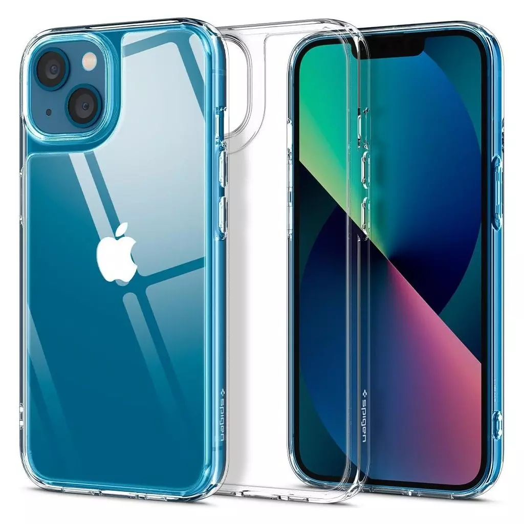 Чехол для моб. телефона Spigen Spigen Apple Iphone 13 Quartz Hybrid, Crystal Clear (ACS03532) - 2 Чехол для моб. телефона Spigen Spigen Apple Iphone 13 Quartz Hybrid, Crystal Clear (ACS03532) - 2