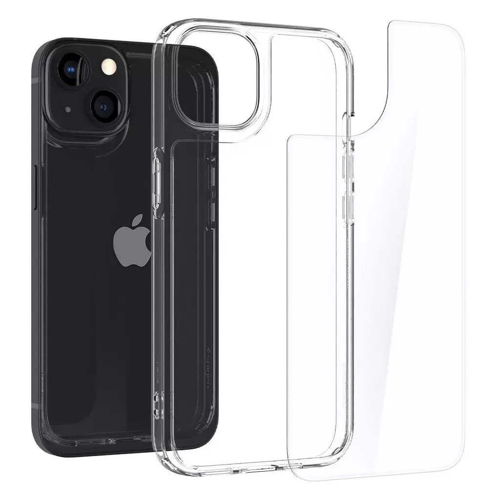 Чехол для моб. телефона Spigen Spigen Apple Iphone 13 Quartz Hybrid, Crystal Clear (ACS03532) - 4 Чехол для моб. телефона Spigen Spigen Apple Iphone 13 Quartz Hybrid, Crystal Clear (ACS03532) - 4