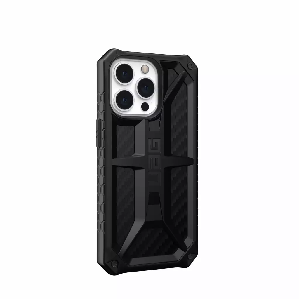 Чехол для моб. телефона Uag Apple Iphone 13 Pro Monarch, Carbon Fiber (113151114242) - 10 Чехол для моб. телефона Uag Apple Iphone 13 Pro Monarch, Carbon Fiber (113151114242) - 10