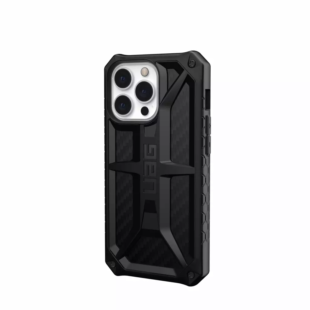 Чехол для моб. телефона Uag Apple Iphone 13 Pro Monarch, Carbon Fiber (113151114242) - 11 Чехол для моб. телефона Uag Apple Iphone 13 Pro Monarch, Carbon Fiber (113151114242) - 11