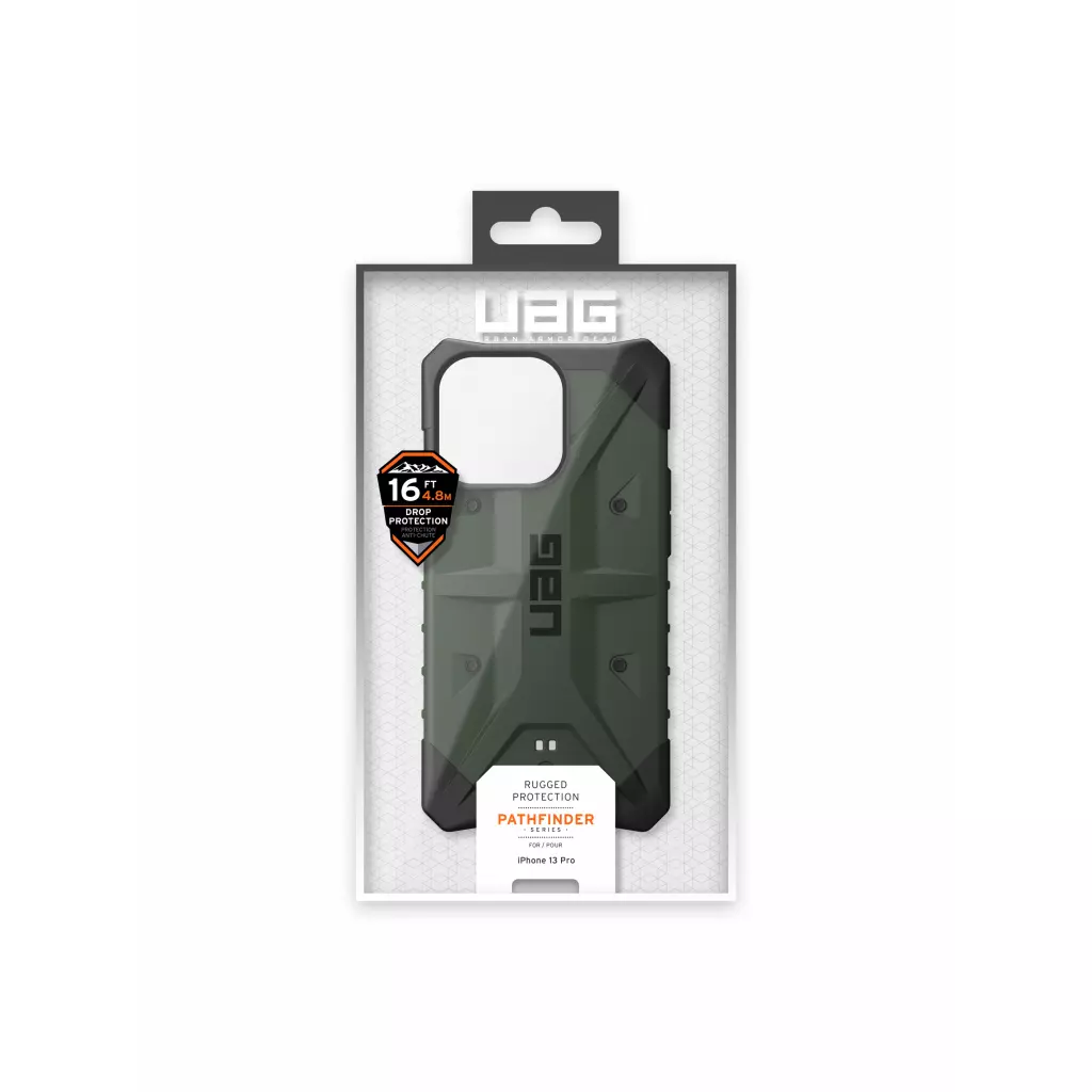 Чехол для моб. телефона Uag Apple Iphone 13 Pro Pathfinder, Olive (113157117272) - 1 Чехол для моб. телефона Uag Apple Iphone 13 Pro Pathfinder, Olive (113157117272) - 1