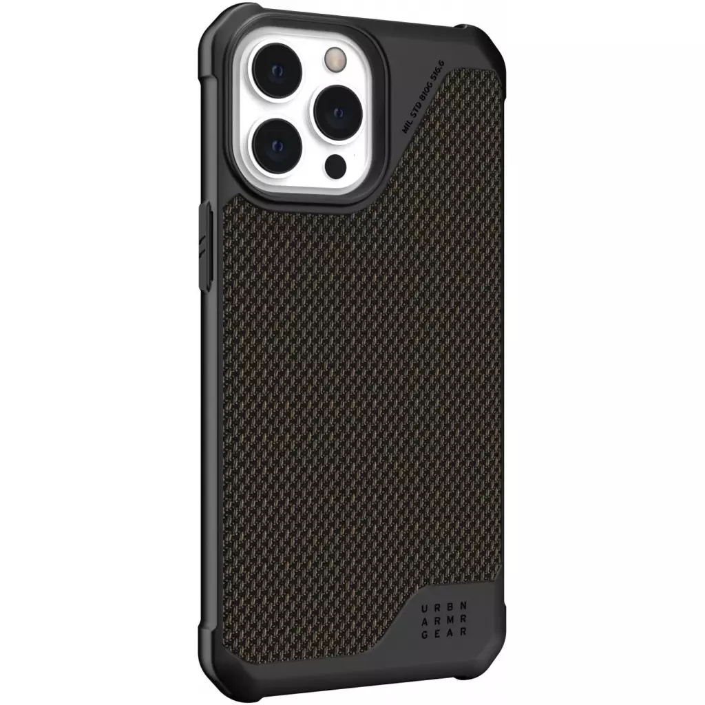 Чехол для моб. телефона Uag Apple Iphone 13 Pro Max Metropolis LT, Kevlar Olive (11316O113972) - 3 Чехол для моб. телефона Uag Apple Iphone 13 Pro Max Metropolis LT, Kevlar Olive (11316O113972) - 3