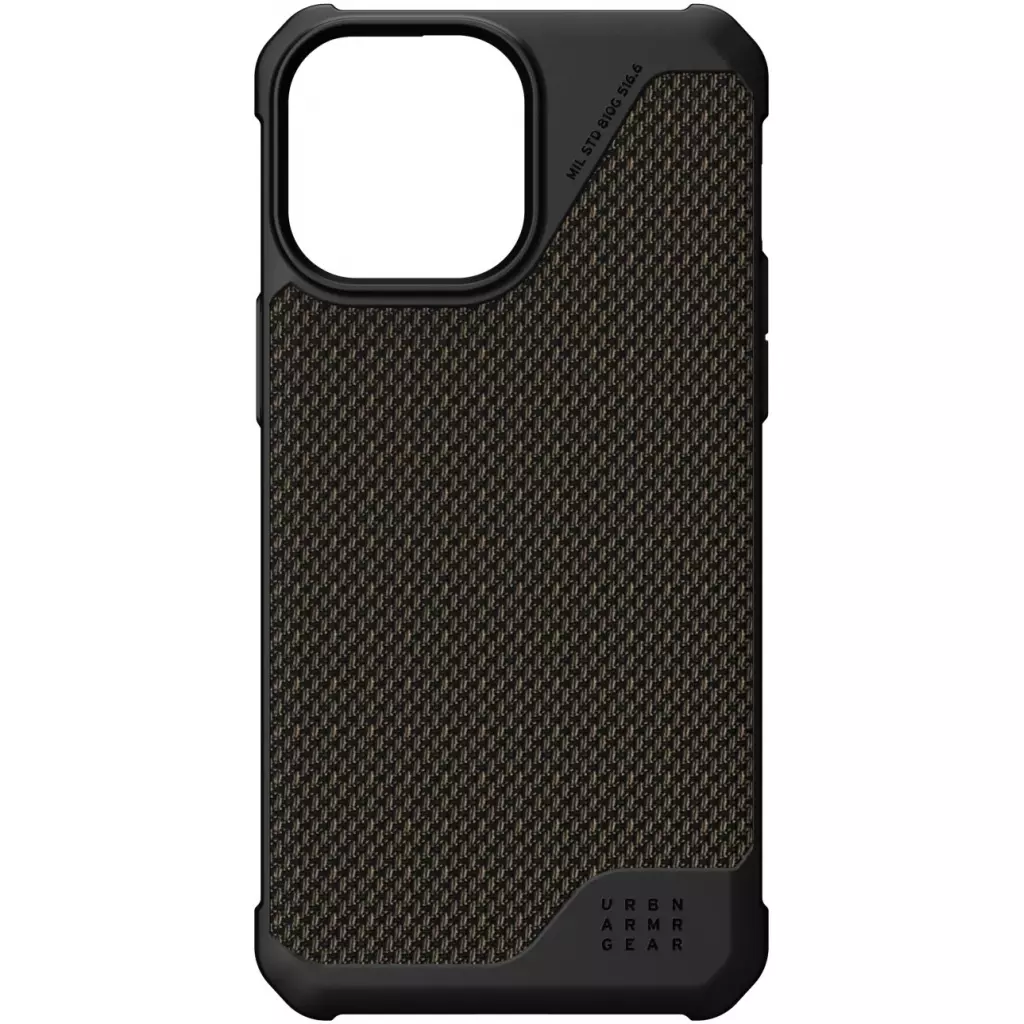 Чехол для моб. телефона Uag Apple Iphone 13 Pro Max Metropolis LT, Kevlar Olive (11316O113972) - 4 Чехол для моб. телефона Uag Apple Iphone 13 Pro Max Metropolis LT, Kevlar Olive (11316O113972) - 4
