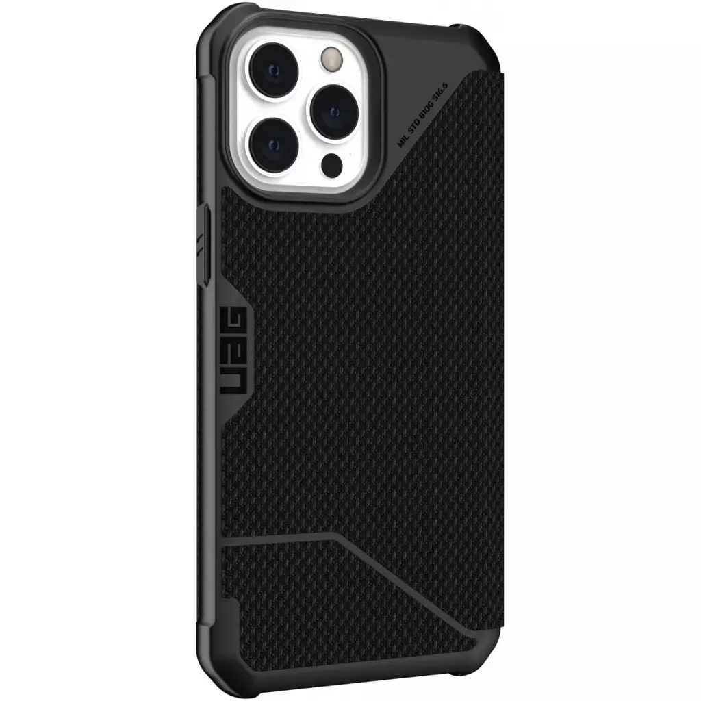 Чехол для моб. телефона Uag Apple Iphone 13 Pro Max Metropolis, Kevlar BLACK (113166113940) - 3 Чехол для моб. телефона Uag Apple Iphone 13 Pro Max Metropolis, Kevlar BLACK (113166113940) - 3